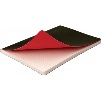 Oxford Black n' Red A5 Soft Cover Casebound Business Journal Ruled & Numbered 144 Page Black