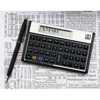 Hewlett Packard [HP] Calculator Financial Battery-power 10 Digit over 120 Functions, HP12C