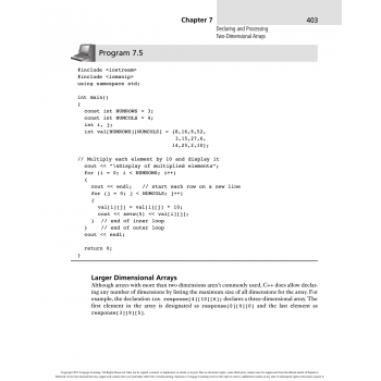 C++ for Engineers and Scientist (4th Edition)