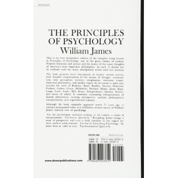 The Principles of Psychology: Volume 1